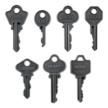 Load image into Gallery viewer, Idea-ology Word Keys 7 pcs - Tim Holtz