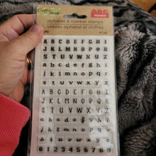 Load image into Gallery viewer, Alphabet & Number Stamps 114 pc, Crafter's Square