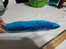 Load image into Gallery viewer, Art Glass Blue Dish (L and G Treasures)