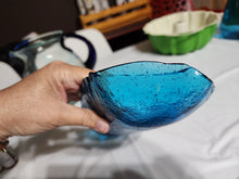 Load image into Gallery viewer, Art Glass Blue Dish