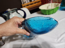 Load image into Gallery viewer, Art Glass Blue Dish (L and G Treasures)