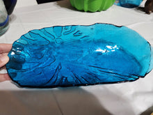 Load image into Gallery viewer, Art Glass Blue Dish (L and G Treasures)
