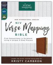 Load image into Gallery viewer, NIV Verse Mapping Bible (Brown Leathersoft)