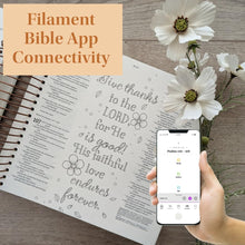 Load image into Gallery viewer, NLT DaySpring Inspire Illustrating Bible, Filament Enabled (Spiral Bound, Mint Floral Garden)