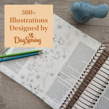 Load image into Gallery viewer, NLT DaySpring Inspire Illustrating Bible, Filament Enabled (Spiral Bound, Mint Floral Garden)