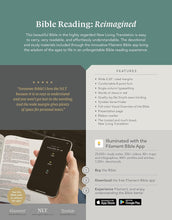 Load image into Gallery viewer, NLT Wide Margin Bible / Filament Enabled Edition - (Leather Like Harcover, Dusty Pink Blossoms, Red Letter)