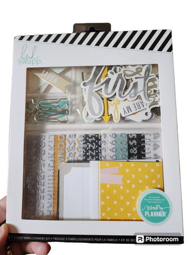 Heidi Swapp, Memory Planner, Family Embellishment Kit, American Crafts