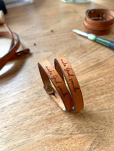 Load image into Gallery viewer, Bracelets - Encouraging Thin Leather