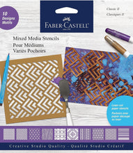 Load image into Gallery viewer, Mixed Media Paper Stencils - Faber Castell