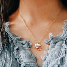 Load image into Gallery viewer, Necklace - Gold Honeycomb - Psalm 119:103 (Daily Grace)