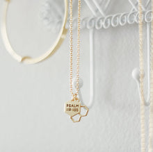 Load image into Gallery viewer, Necklace - Gold Honeycomb - Psalm 119:103 (Daily Grace)