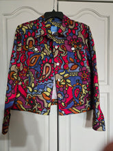 Load image into Gallery viewer, Lark Lane Women’s Multicolored LS Trendy Coat/jacket
