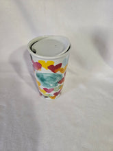 Load image into Gallery viewer, Starbucks ceramic watercolor heart mug with lid, 10oz, retired 2015 design