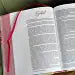 Load image into Gallery viewer, NIV Journal the Word Bible for Teen Girls (Gold/Floral Leathersoft)