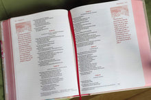 Load image into Gallery viewer, NIV Journal the Word Bible for Teen Girls (Gold/Floral Leathersoft)