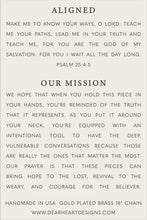 Load image into Gallery viewer, Necklace - Aligned (Dear Heart)