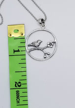 Load image into Gallery viewer, Bird Charm or Necklace "Trust His Care"