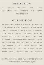 Load image into Gallery viewer, Necklace - Reflection (Dear Heart)