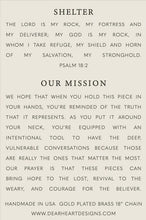 Load image into Gallery viewer, Necklace - Shelter (Dear Heart)