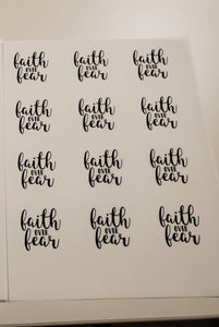 Stencils - Faith over Fear