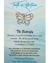 Load image into Gallery viewer, Butterfly Necklace or Pendant