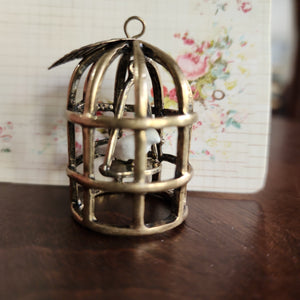 Vintage Trinkets - Bird in Cage - Prima Marketing