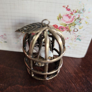 Vintage Trinkets - Bird in Cage - Prima Marketing