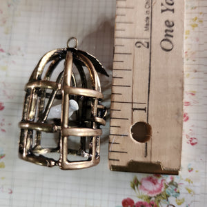 Vintage Trinkets - Bird in Cage - Prima Marketing