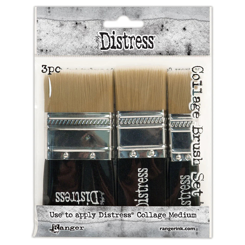 Tim Holtz Distress Collage Brush Set Ranger