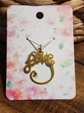 Load image into Gallery viewer, Love Gold Charm Holder