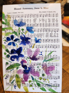 Watercolor Hymn 4x6 Postcards - Marydean Draws