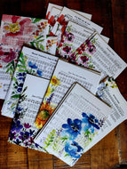 Watercolor Hymn 4x6 Postcards - Marydean Draws
