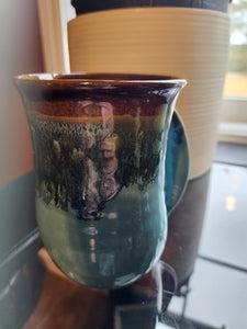 Hand Warmer Pottery Mug Neher Ocean Tide Right Hand Clay In Motion