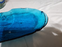 Load image into Gallery viewer, Art Glass Blue Dish