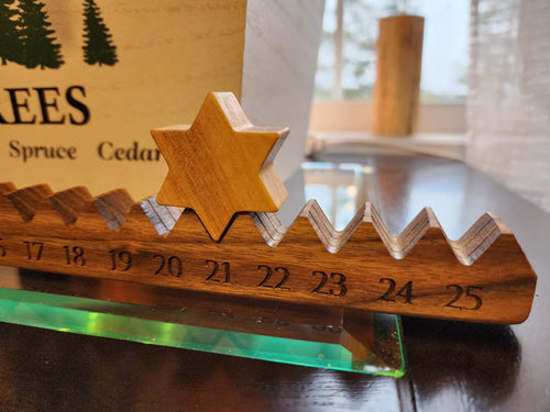 Wooden Countdown to Christmas