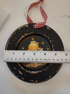 Wooden Plate Christmas Decoration