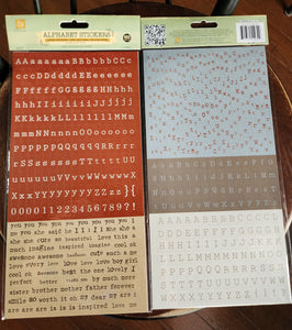 Alphabet Stickers - Prima Marketing