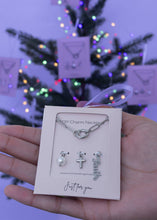 Load image into Gallery viewer, Stainless Steel Faith Charm Holder Necklace Gift Set