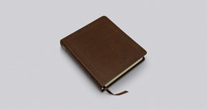 ESV Journaling Bible Mocha, Threshold Design, Bonded Leather, by Crossway