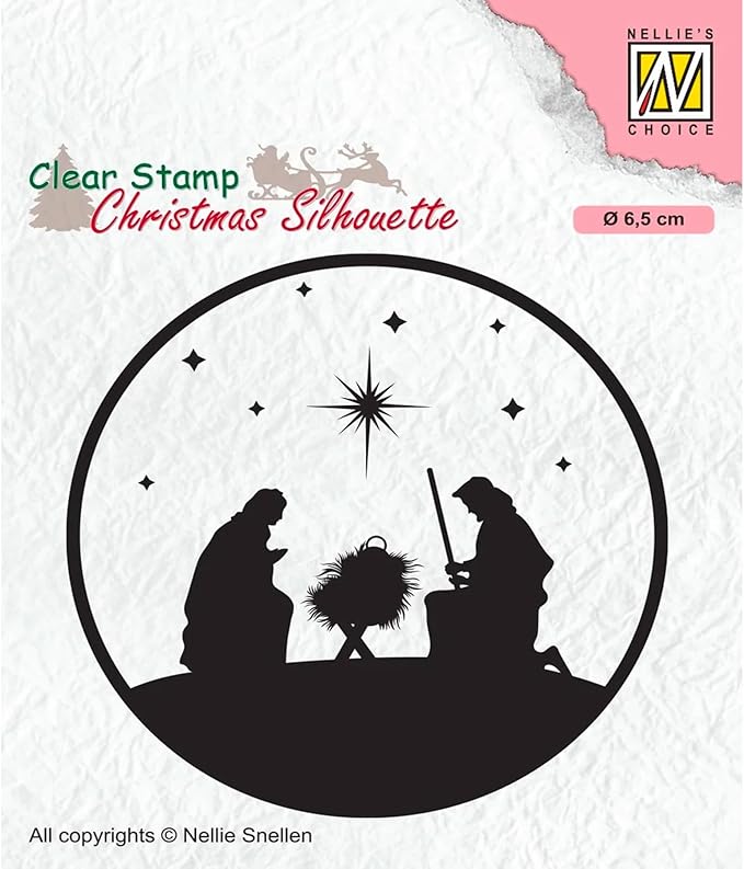 Clear Stamp Silhouette Nativity