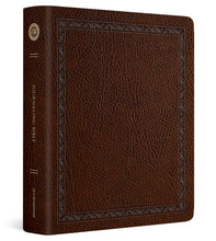 Load image into Gallery viewer, ESV Journaling Bible Mocha, Threshold Design, Bonded Leather, by Crossway