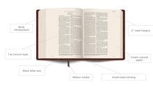 Load image into Gallery viewer, ESV Journaling Bible Mocha, Threshold Design, Bonded Leather, by Crossway