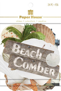 Die Cut Scrapbook Sticker Pack - Beach