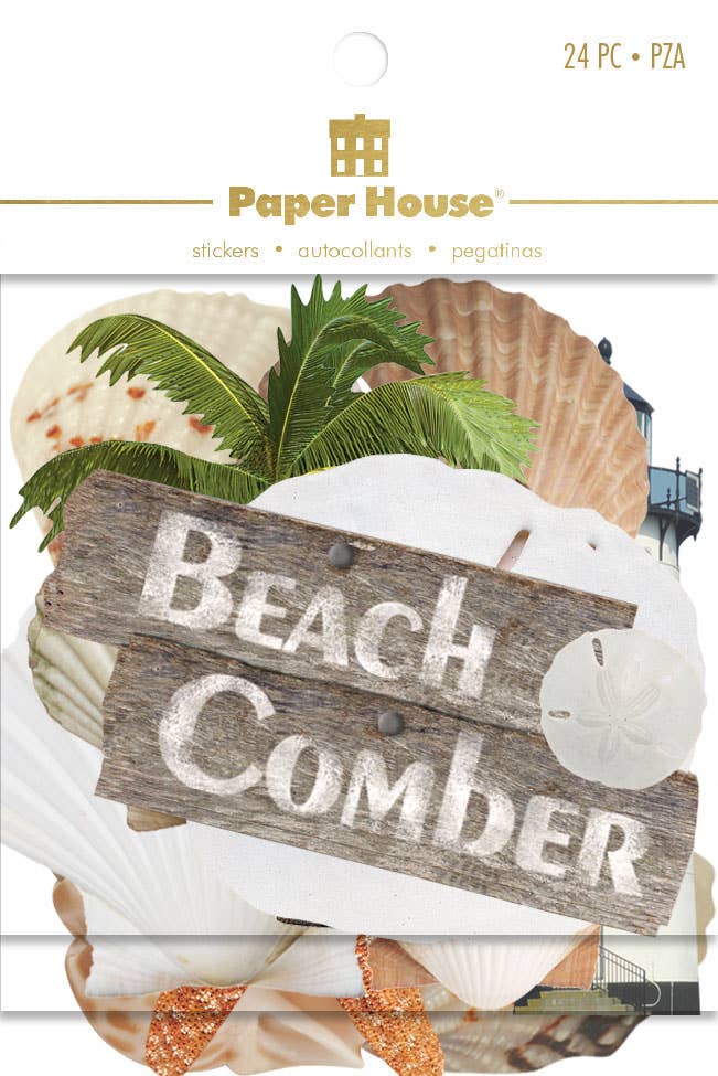 Die Cut Scrapbook Sticker Pack - Beach