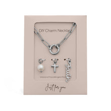 Load image into Gallery viewer, Stainless Steel Faith Charm Holder Necklace Gift Set