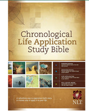 Load image into Gallery viewer, NLT Chronological Life Application Study Bible (Hardcover)