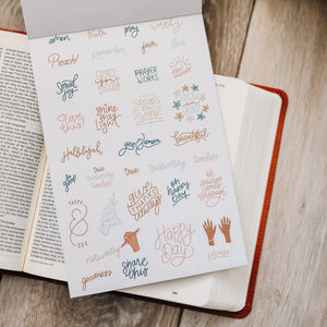 Bible Study Stickers - Volume 1 (Daily Grace)