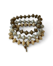 Load image into Gallery viewer, Elirose Recycled Paper Bead Bracelets - Vi Bella