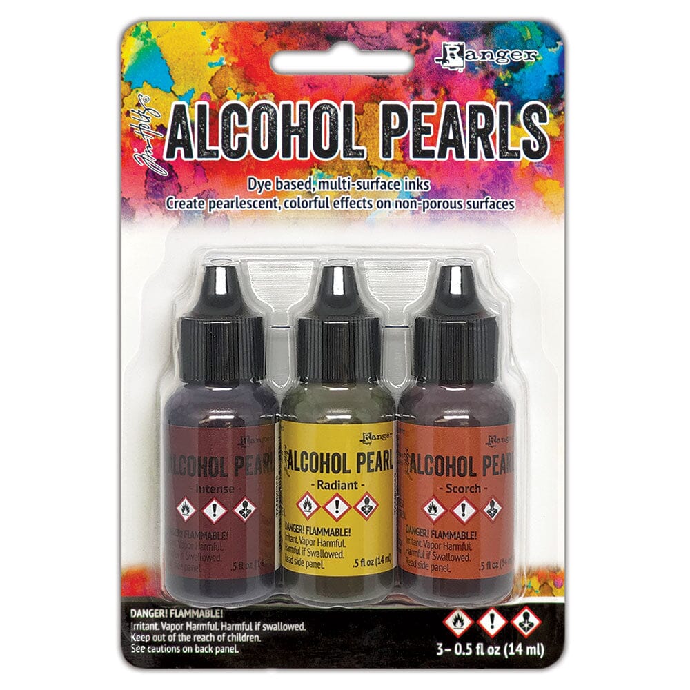 Alcohol Pearls Set Kit #5 Spectrum - Intense, Radiant and Scorch