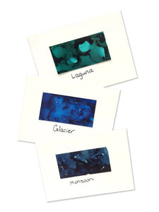 Alcohol Ink Set Teal Blue Spectrum